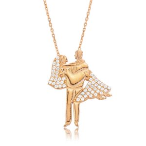 Gümüş Evlilik Bayan Kolye