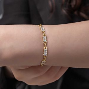 Alternative view of Gümüş Gold Baget Taşlı Kadın Bileklik