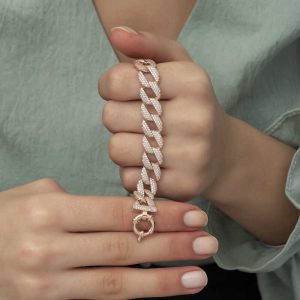 Alternative view of Gümüş Rose Taşlı Gurmet Bayan Bileklik